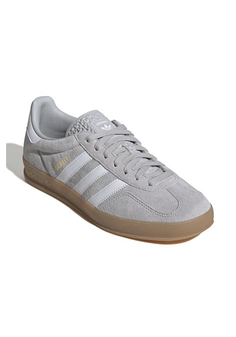 Adidas Gazelle Indoor Shoes Grey White Gum Unisex ADIDAS ORIGINALS | Sneakers | JQ0176-